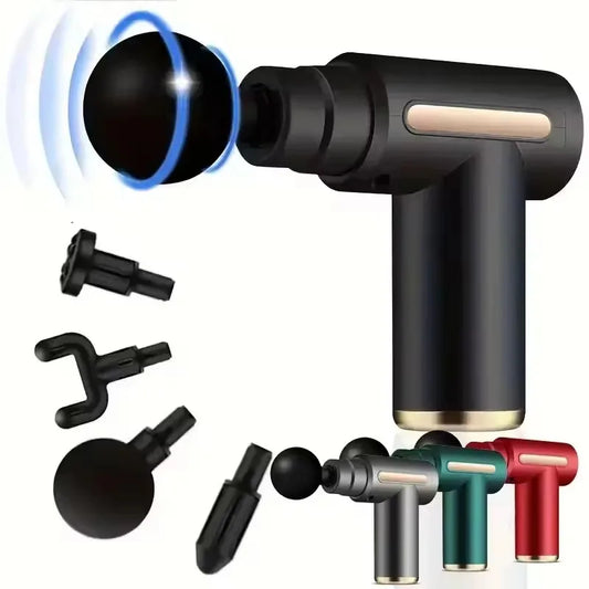 2026 Portable Fascia Gun Deep Tissue Massage Mini Lightweight Adjustable Speed Whole Body Massage Equipment