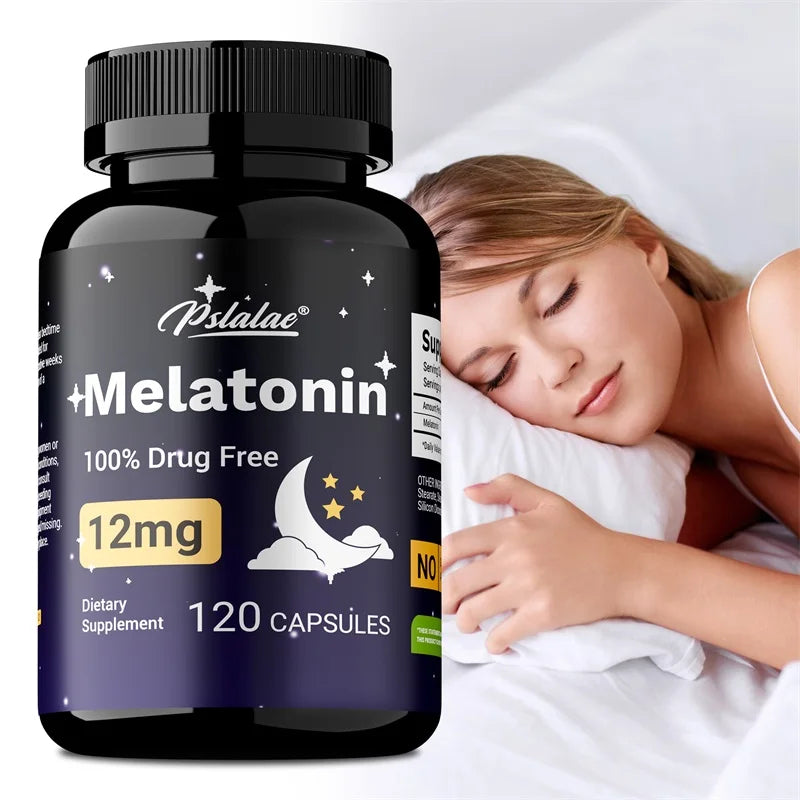 Melatonin 12mg - 100% Drug Free Sleep Support
