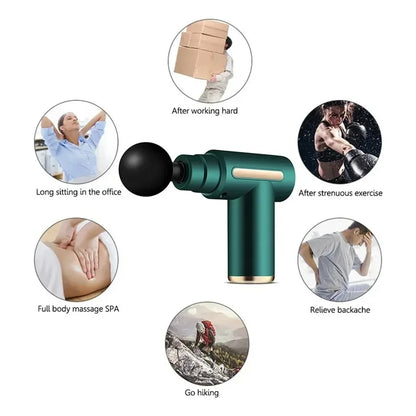 2026 Portable Fascia Gun Deep Tissue Massage Mini Lightweight Adjustable Speed Whole Body Massage Equipment