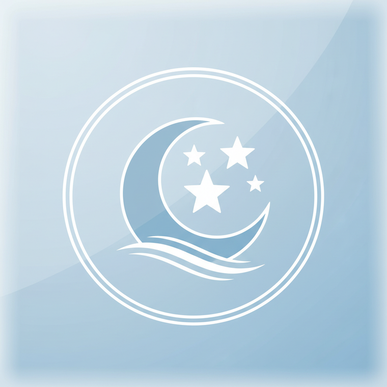 Sleep and wellness footer badge